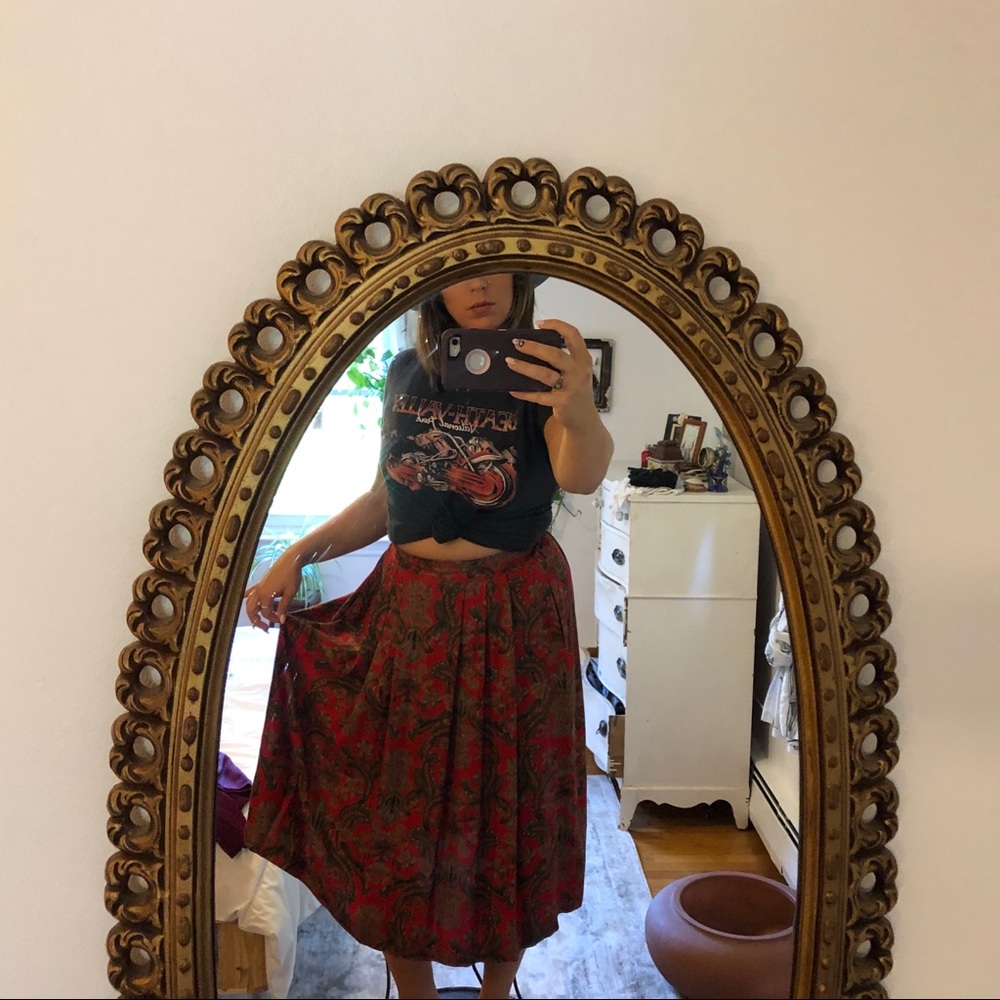 Vintage midi skirt